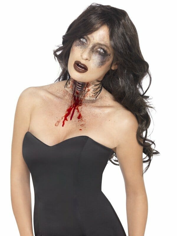 Zombie Exposed Throat Wound