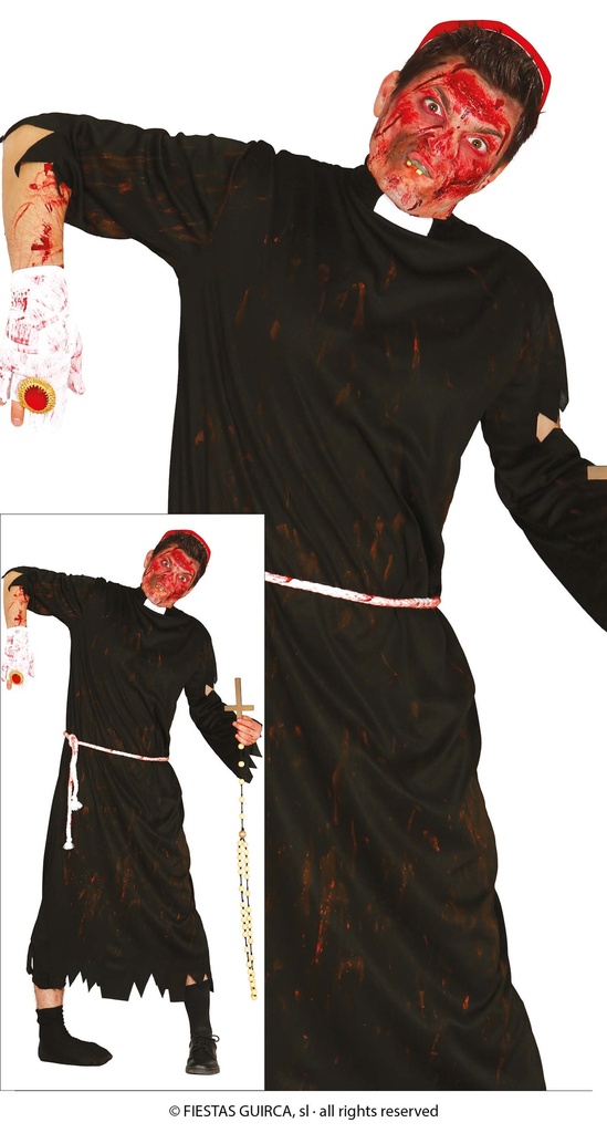 Zombie Priest – Adult Size Large