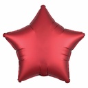 Satin Luxe Sangria Foil Balloon Star – 19” (48cm)