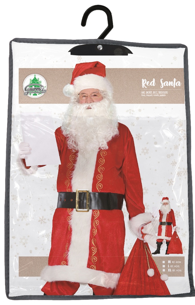 Christmas Mr Santa Claus – Adult Size Medium (48-50)