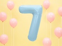 34 Inch Foil Balloon Number 7 – Light Blue