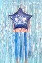 Foil Balloon Happy Birthday, 40cm, Navy Blue