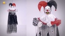 Halloween Hanging Clown Buffon With Light Sound & Movement 120cm - Video