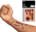 Assorted PVC scars with adhesive