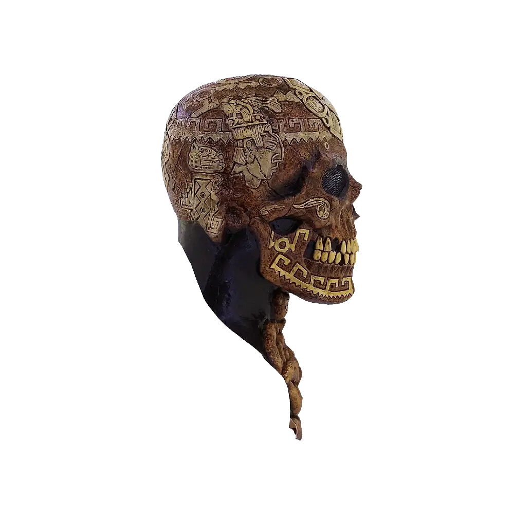 Aztec Skull (Ghoulish) Latex Mask – Adult One Size