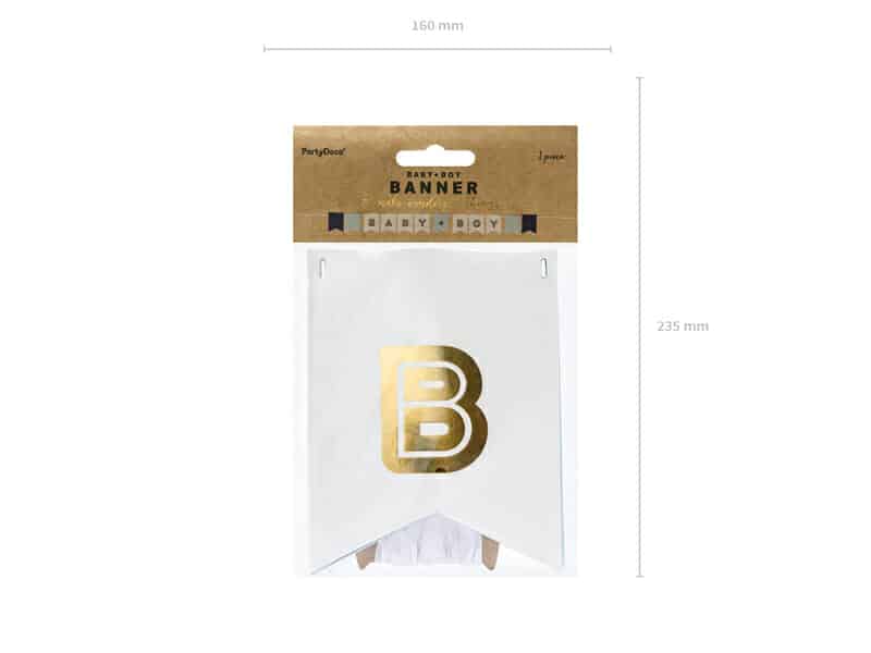 Baby Boy Banner – 15cm x 160cm