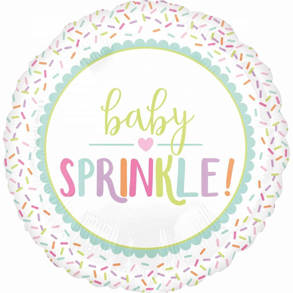 Baby Sprinkles Standard Foil Balloon – 18”
