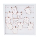 Babygrow Frame Baby Shower Guest Book – 40cm x 40cm