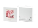 Balloon Boxes Love 30x30cm White (1pkt / 4pc)