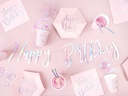 Banner Happy Birthday, Iridescent, 16.5x62cm