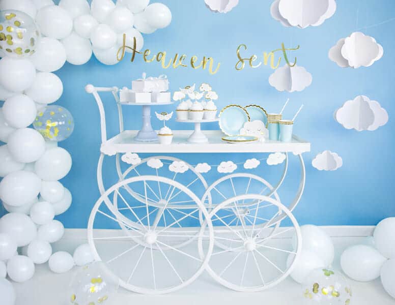 Banner Heaven Sent, Gold, 14.5x85cm