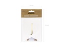 Banner Just Married, White, 15x155cm