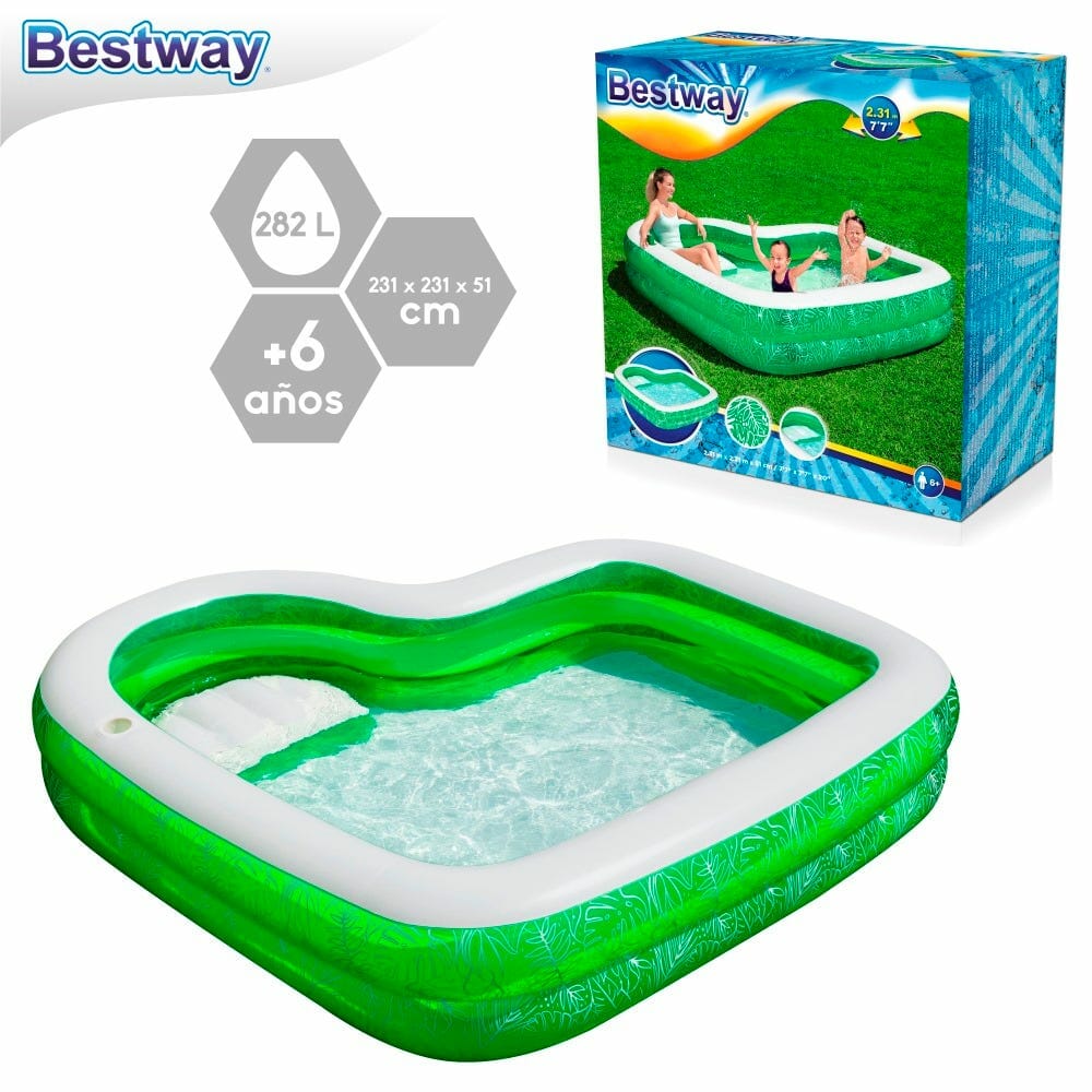 Bestway Family Pool Tropical Paradise 231x231x51cm (Online Only)
