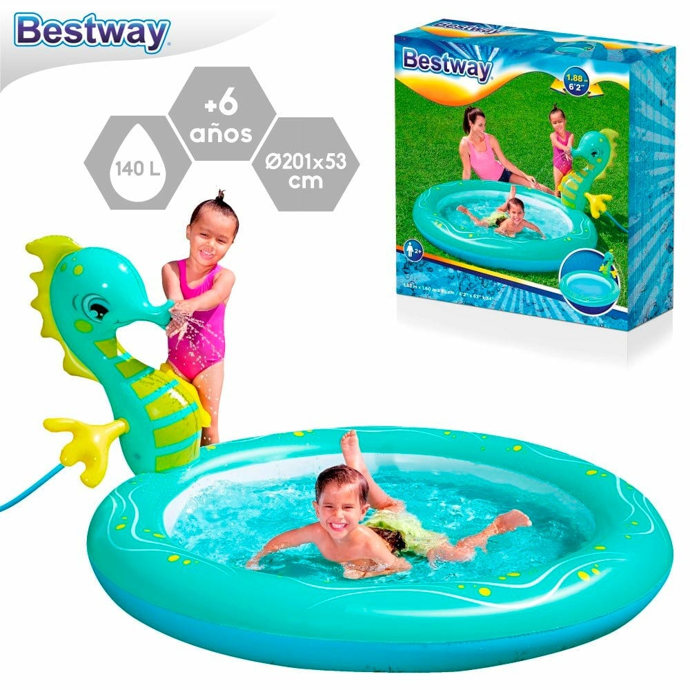 Bestway Seahorse Paddling Pool 188x160x86cm (Online Only)