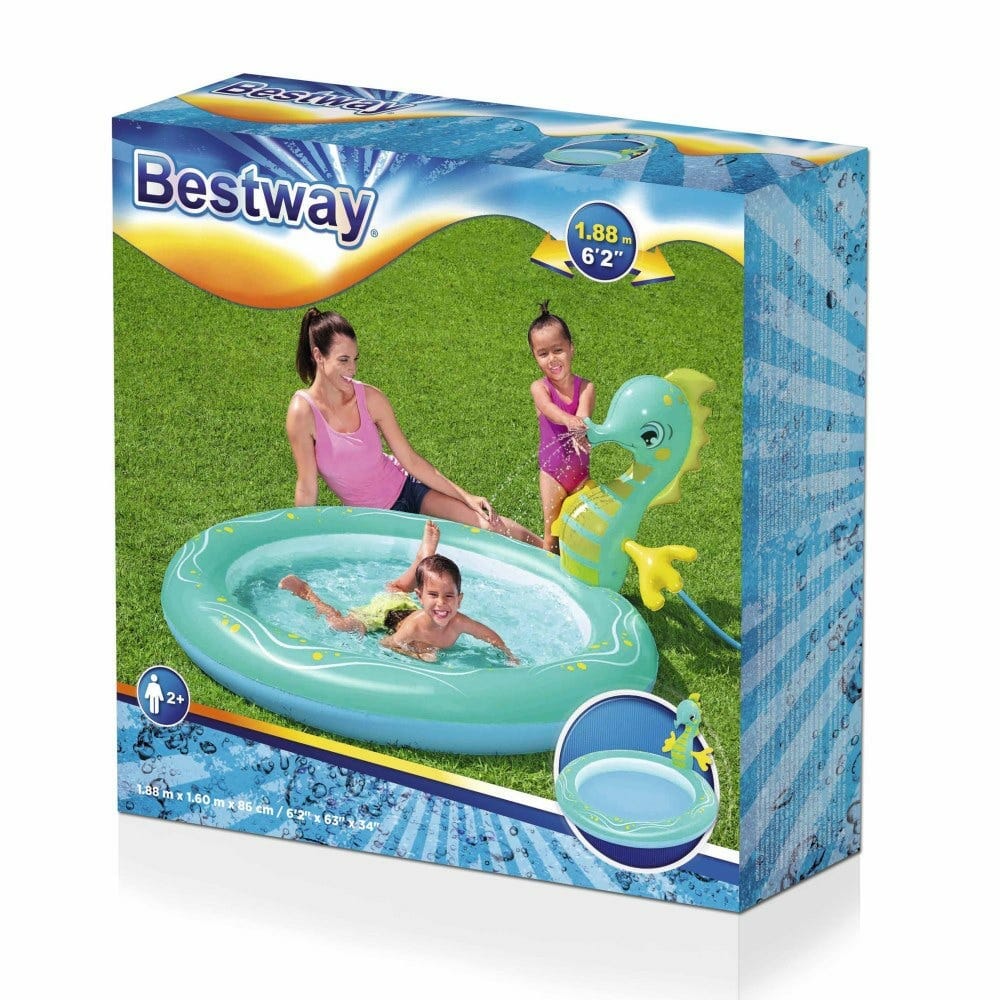 Bestway Seahorse Paddling Pool 188x160x86cm (Online Only)