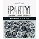 Birthday Black Glitz Number 40 Confetti – .5oz