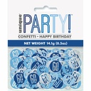 Birthday Blue Glitz Number 60 Confetti – .5oz