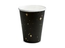 Black & Gold Cups, 260ml (1pkt / 6pc)