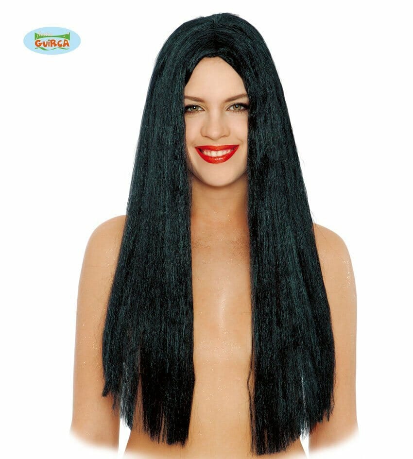 Black Long Wig (Super Melena) – Adult One Size