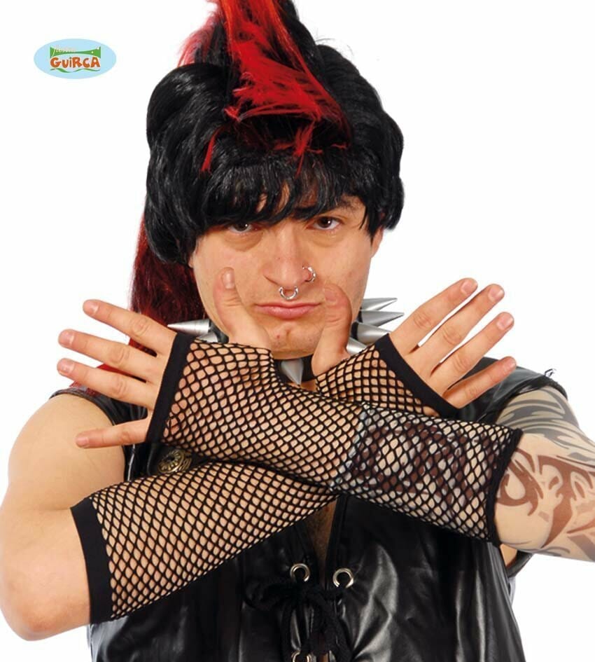 Black Mesh Gloves 20cm