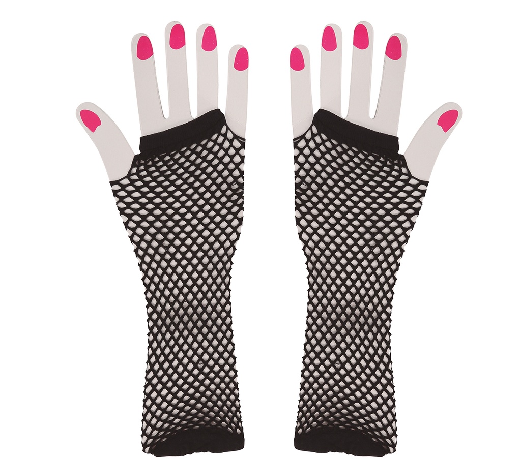 Black Mesh Gloves 20cm
