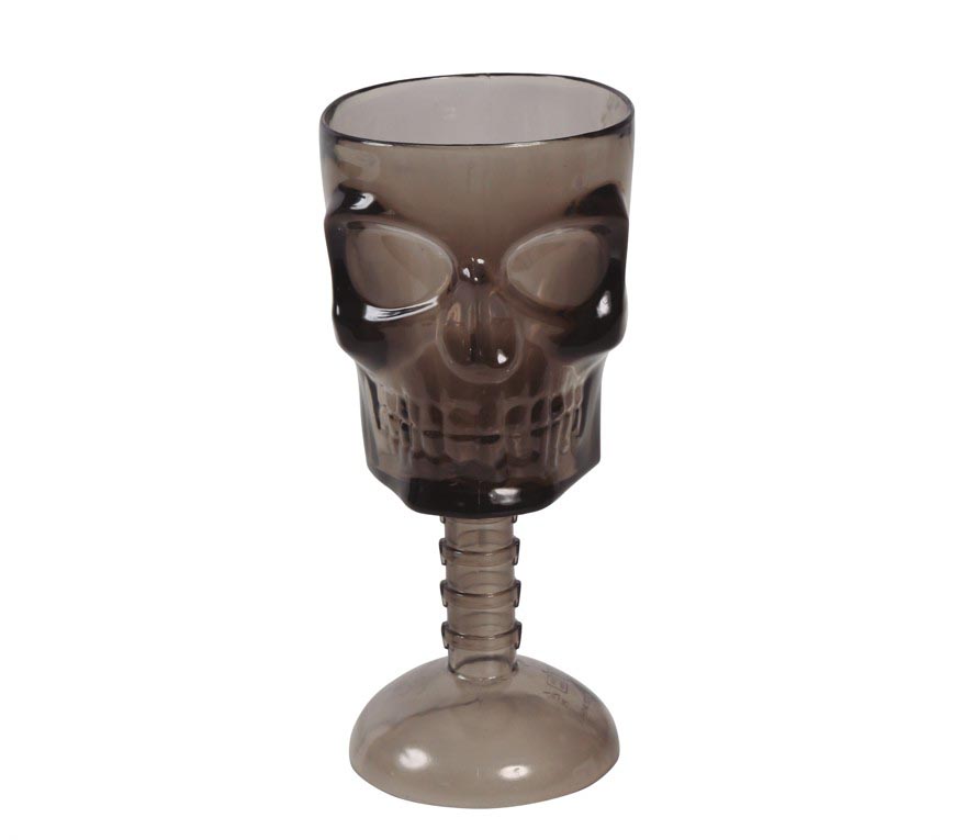 Black Skull Glass – 18cm
