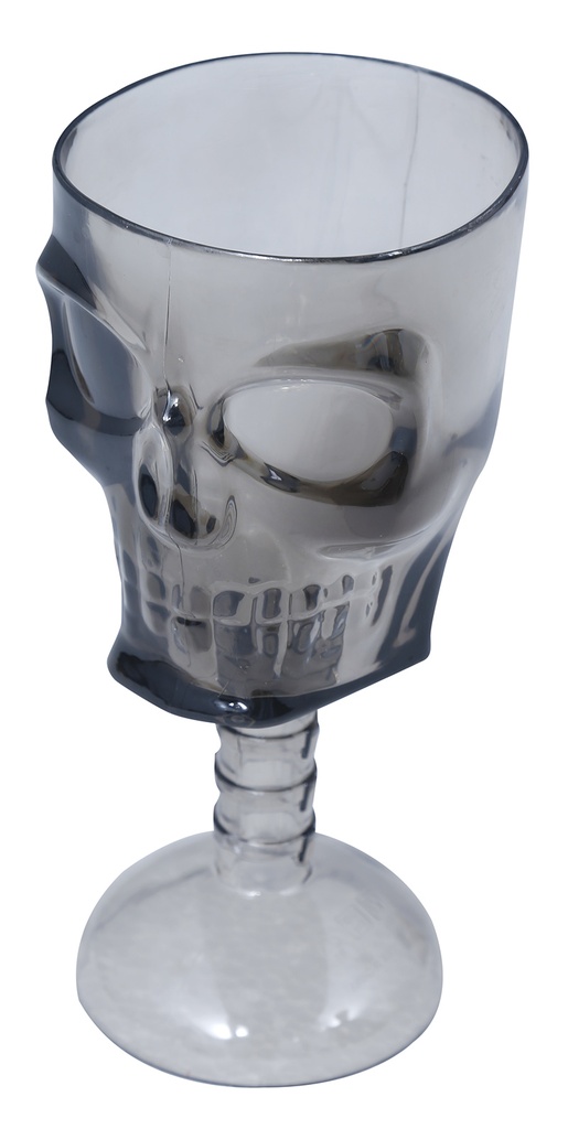 Black Skull Glass – 18cm