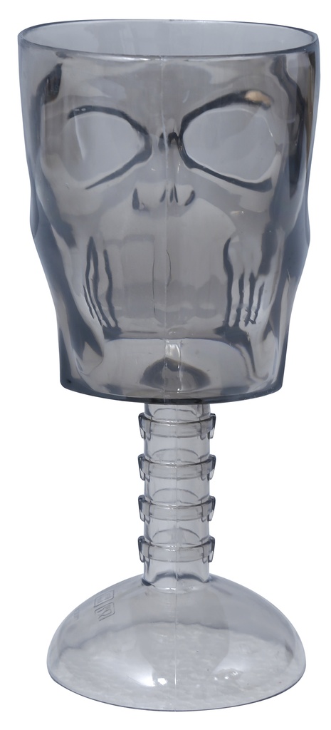 Black Skull Glass – 18cm