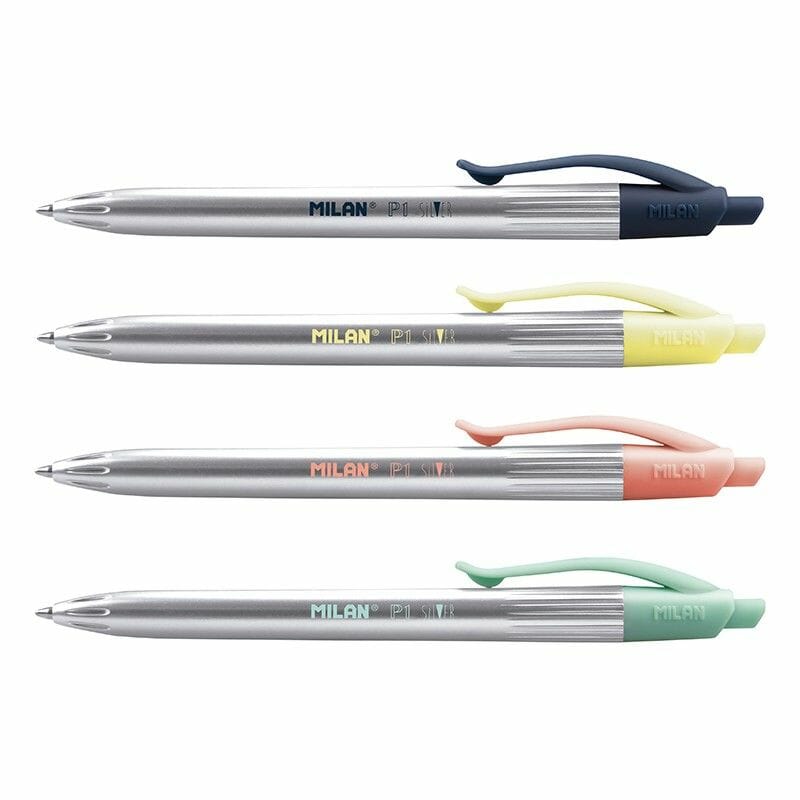 Blue Ball Pens P1 Silver