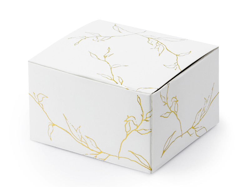 Boxes Branches White 6×3.5×5.5cm (1pkt / 10pc)