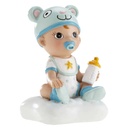 Boy With Bottle Cake Topper – 10cm