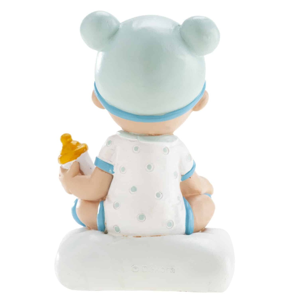 Boy With Bottle Cake Topper – 10cm