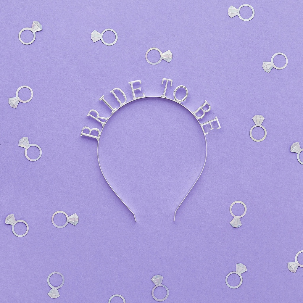 Bride Squad Metal Bride To Be Headband