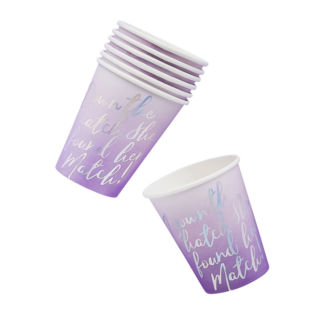 Bride Squad Paper Cups 75×95 (10pk)