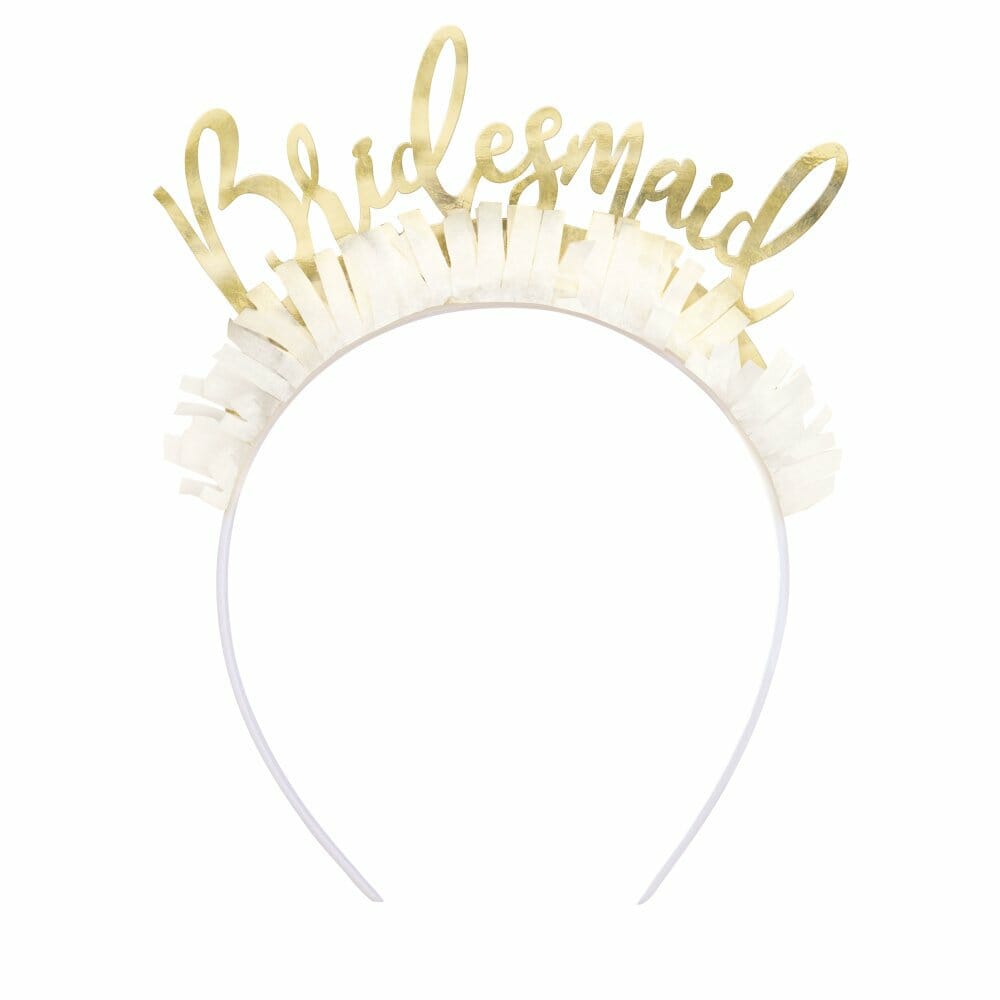 Bridesmaid Bachelorette Party Headbands – 4pk