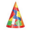 Building Blocks Birthday Party Hats – 8pk