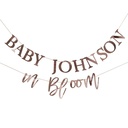 Bunting – Customisable Baby in Bloom – Foiled