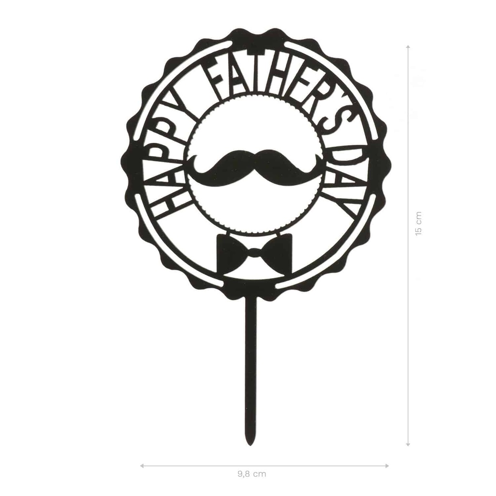 Cake Topper Father’s Day – 15×9.8cm