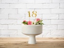 Cake Topper Numbers, Gold, 25.5-26.5cm (1pkt / 11pc)