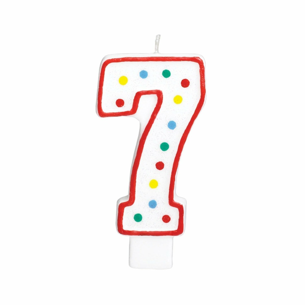 Candle Number 7 Giant Size – 13.3cm