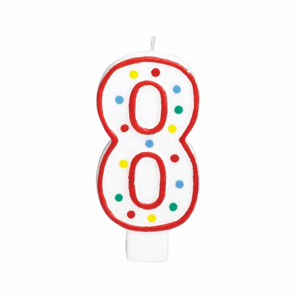 Candle Number 8 Giant Size – 13.3cm