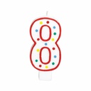 Candle Number 8 Giant Size – 13.3cm