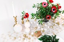 Candle Sphere Matt White 8cm – 1pc