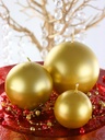 Candle Sphere Metallic Gold 8cm – 1pc