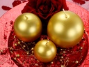 Candle Sphere Metallic Gold 8cm – 1pc