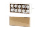 Candle Sphere Metallic Pearl 6cm  – 1pc