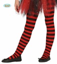 Child Red Striped Tights – Age 3 to 6 Years