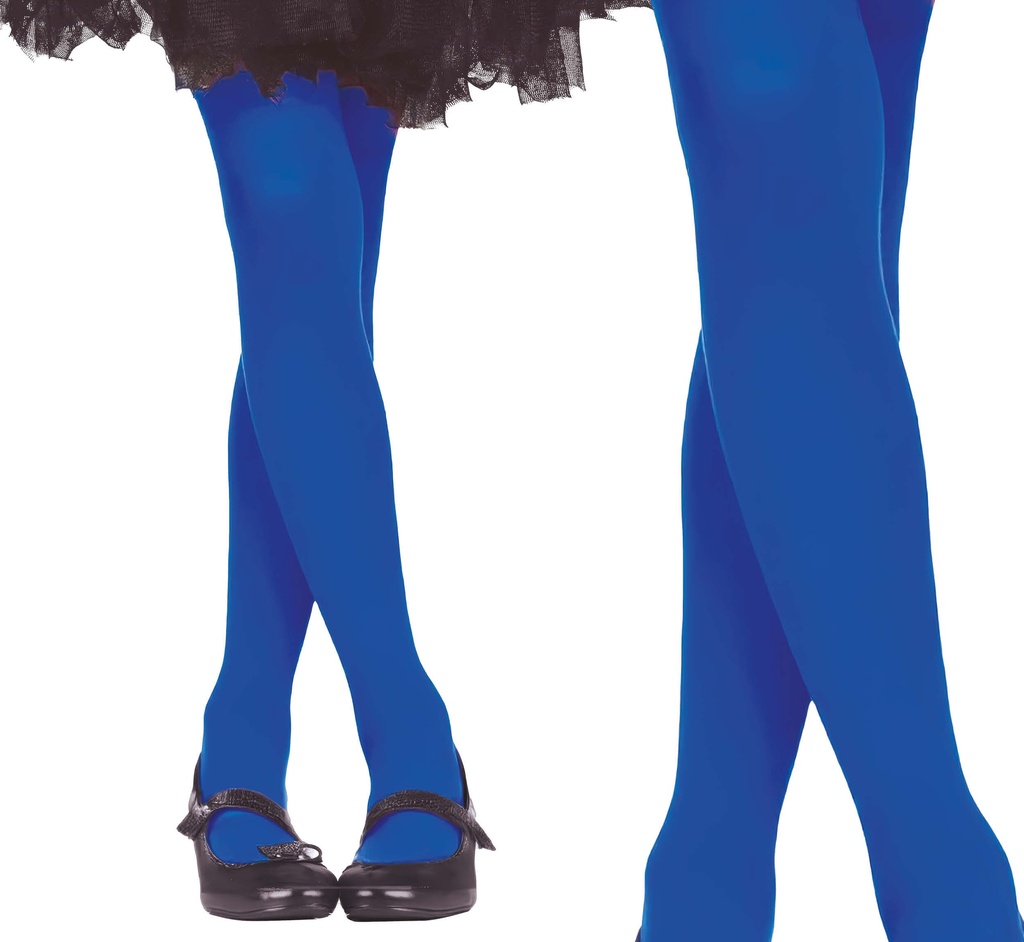 Child Blue Tights – Age 5 to 9 Years