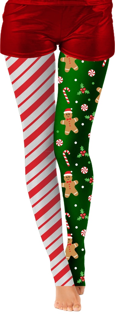 Christmas Candy Cane Tights – Adult One Size