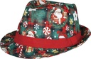 Christmas Green Ganster Hat – Adult One Size